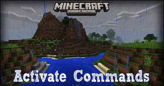 Activate Commands Mod для Minecraft PE 0.13.0
