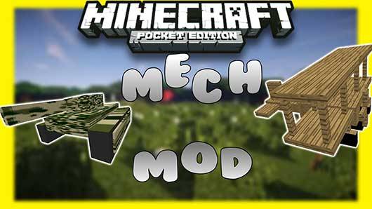 Mech Mod - Транспорт в Minecraft PE