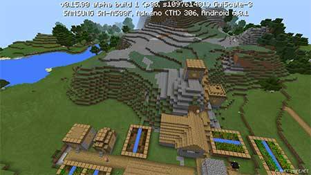 Деревня с кузницей для Minecraft PE 0.15.X и 0.16.X