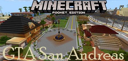 Карта GTA San Andreas для Minecraft PE