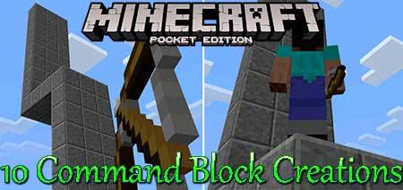 Карта 10 Command Block Creations для Minecraft PE