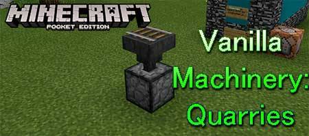 Карта Vanilla Machinery: Qarries для Minecraft PE