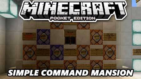 Карта Simple Command Mansion для Minecraft PE