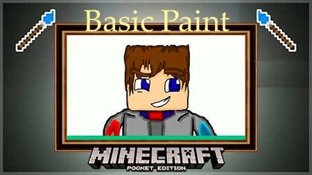 Карта Basic Paint для Minecraft PE