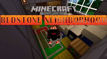 Карта Redstone Neighborhood для Minecraft PE