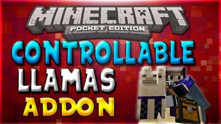 Мод Controllable Llama для Minecraft PE