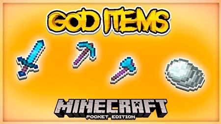 Карта God Items для Minecraft PE