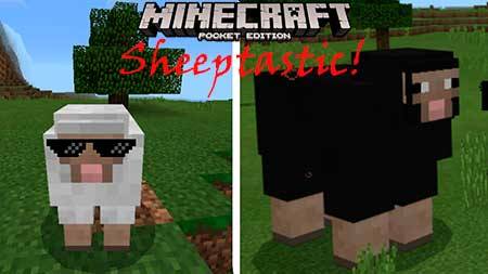 Мод Sheeptastic! для Minecraft PE