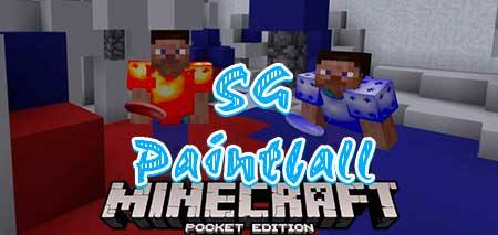 Карта SG Paintball для Minecraft PE