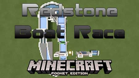 Карта Redstone Boat Race для Minecraft PE