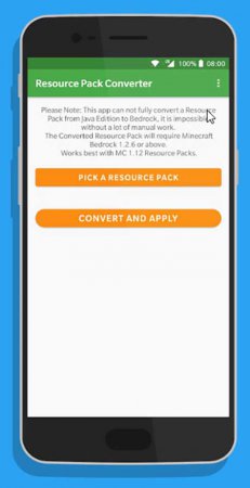 Resource Pack Converter mcpe 2