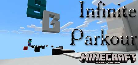 Карта SG Infinite Parkour для Minecraft PE