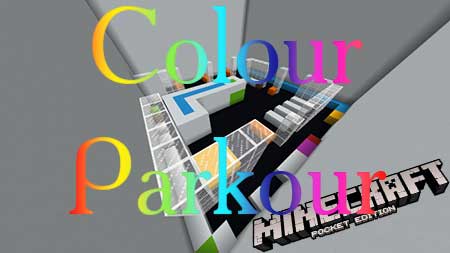 Карта Colour Parkour для Minecraft PE