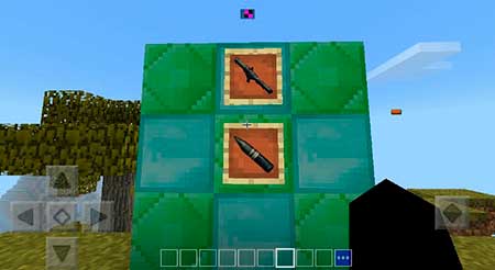 how to make an iron rocket launcher in Minecraft