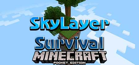 Карта SkyLayer Survival (Original Hardcore) для Minecraft PE