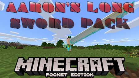 Мод Aaron’s Long Sword Pack для Minecraft PE