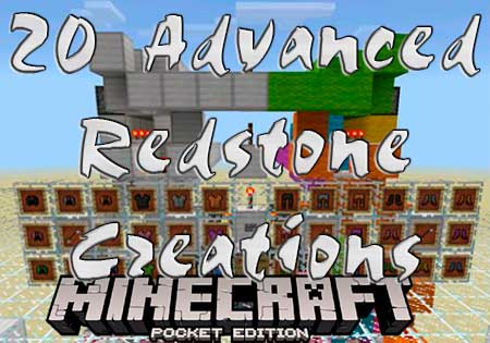Карта 20 Advanced Redstone Creations для Minecraft PE