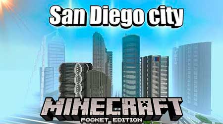 Карта San Diego City для Minecraft PE