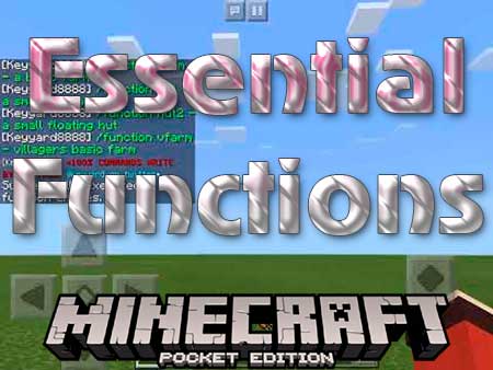 Мод Essential Functions для Minecraft PE