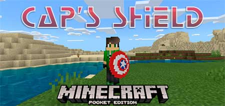 Мод Cap’s Shield для Minecraft PE
