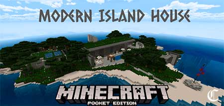 Карта Modern Island Mansion для Minecraft PE