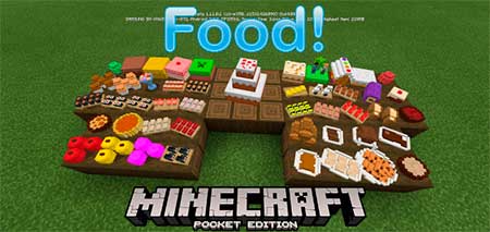 Мод Food! для Minecraft PE
