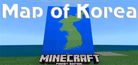 Карта Map of Korea для Minecraft PE
