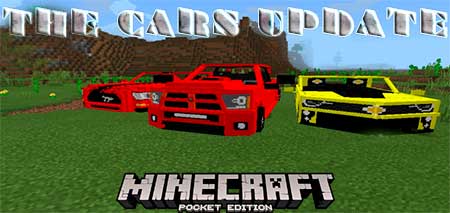 Мод The Cars Update для Minecraft PE