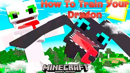 Мод How To Train Your Dragon для Minecraft PE