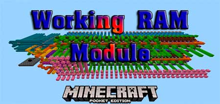 Карта Working RAM Module для Minecraft PE