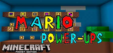 Мод Mario Power-Ups для Minecraft PE