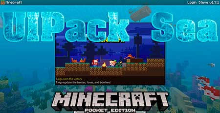 Текстурпак UIPack Sea для Minecraft PE [1.10]