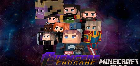 Мод Avengers Endgame для Minecraft PE