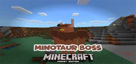 Мод Minotaur Boss для Minecraft PE