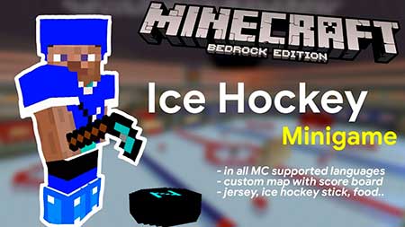 Карта Ice Hockey Minigame V2 для Minecraft PE