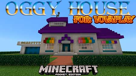 Карта Oggy house для Minecraft PE