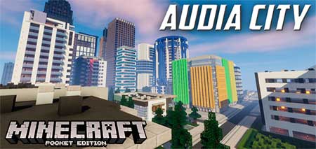 Карта Audia City для Minecraft PE