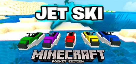 Мод Jet Ski для Minecraft PE