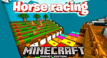 Карта Horse Racing для Minecraft PE