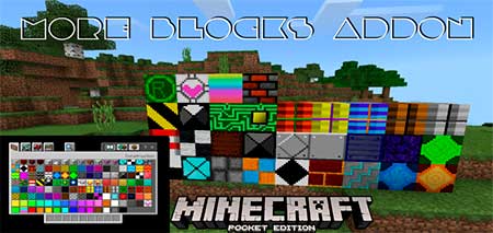 Мод More Blocks для Minecraft PE