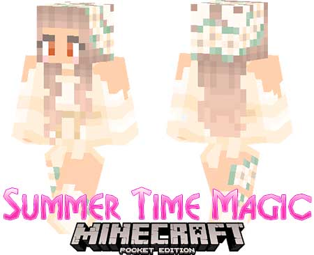 Скин Summer Time Magic для Minecraft PE