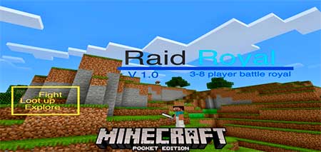 Карта Raid Royal для Minecraft PE