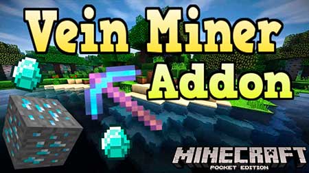 Мод Vein Miner - Быстрая Добыча Руды Для Minecraft PE На Андроид.