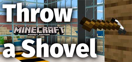 Мод Shovel Trident для Minecraft PE