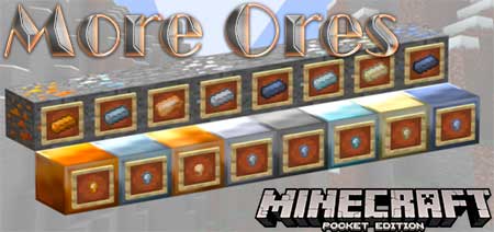 Мод More Ores для Minecraft PE