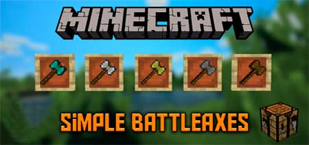 Мод Simple Battleaxes для Minecraft PE