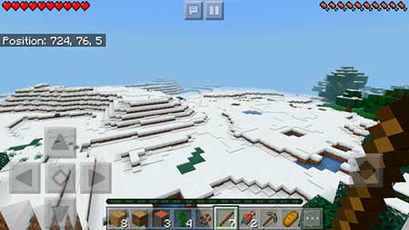 Ice Spikes and Igloo at Spawn mcpe 1