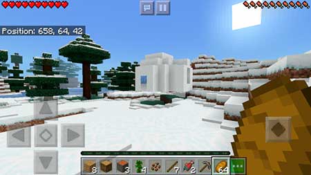 Ice Spikes and Igloo at Spawn mcpe 3