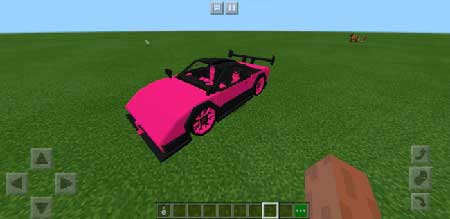 Minecraft Style Pagani Zonda Car mcpe 8