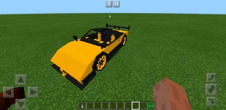 Minecraft Style Pagani Zonda Car mcpe 7